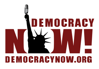 Democracy Now Statue of Liberty logo